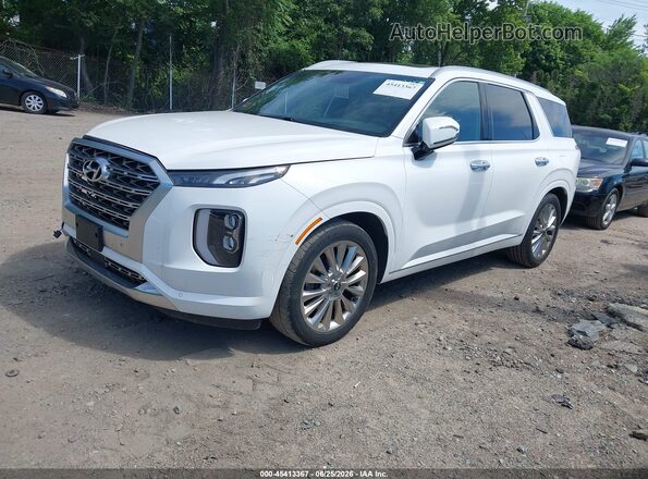 KM8R5DHE7LU100945 2020 HYUNDAI PALISADE Белый Передняя левая четверть