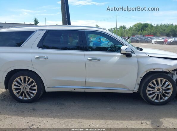 KM8R5DHE7LU100945 2020 HYUNDAI PALISADE Белый Вид задней части салона