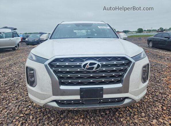 KM8R5DHE7LU155380 2020 HYUNDAI PALISADE White Vista frontal