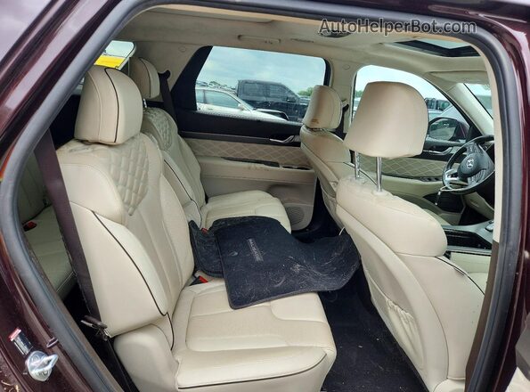 KM8R5DHE7LU166072 2020 HYUNDAI PALISADE Бордовый 