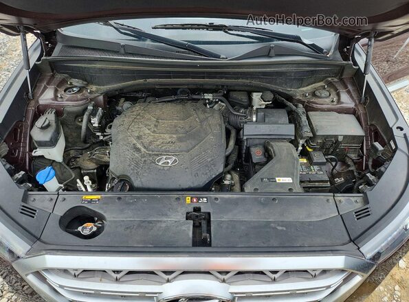 KM8R5DHE7LU166072 2020 HYUNDAI PALISADE Бордовый 