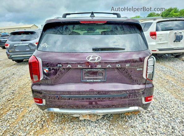 KM8R5DHE7LU166072 2020 HYUNDAI PALISADE Бордовый 