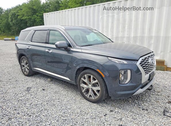 KM8R5DHE8MU281605 2021 HYUNDAI PALISADE Gray 