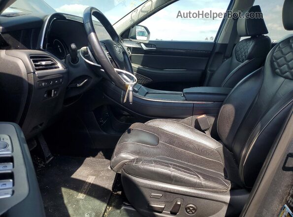 KM8R5DHE8MU281605 2021 HYUNDAI PALISADE Gray 