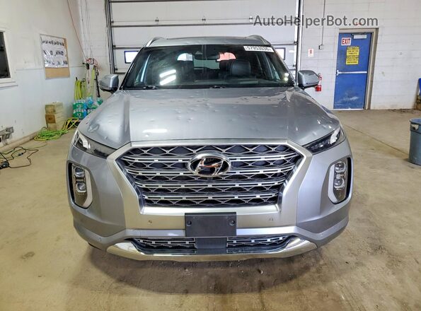 KM8R5DHE9LU085526 2020 HYUNDAI PALISADE Gray Вид спереду