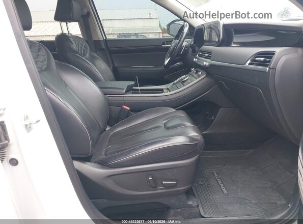 KM8R5DHEXMU174779 2021 HYUNDAI PALISADE White Widok wnętrza z przodu