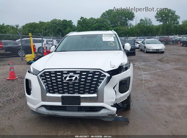 KM8R5DHEXMU174779 2021 HYUNDAI PALISADE White Widok wnętrza z tyłu