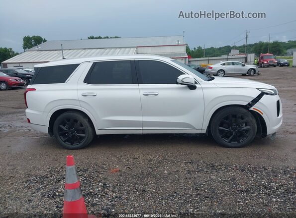 KM8R5DHEXMU174779 2021 HYUNDAI PALISADE White Widok wnętrza 360 stopni