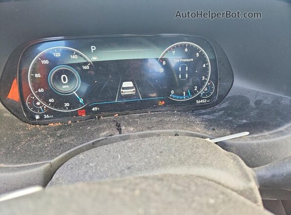KM8R5DHEXMU208140 2021 HYUNDAI PALISADE Burgundy Instrument cluster view