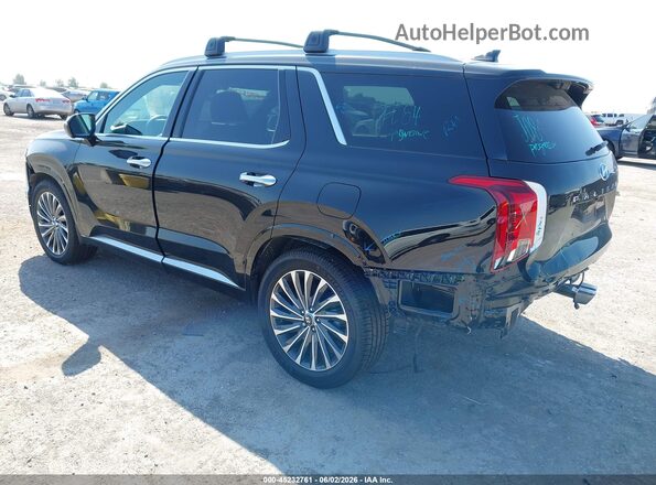 KM8R74GE2RU669741 2024 HYUNDAI PALISADE Black Հետևի ձախ
