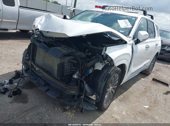 KM8R74GE8PU589535 2023 HYUNDAI PALISADE Белый Передняя левая четверть