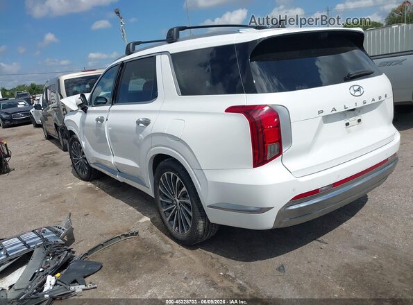 KM8R74GE8PU589535 2023 HYUNDAI PALISADE Белый Задняя левая четверть