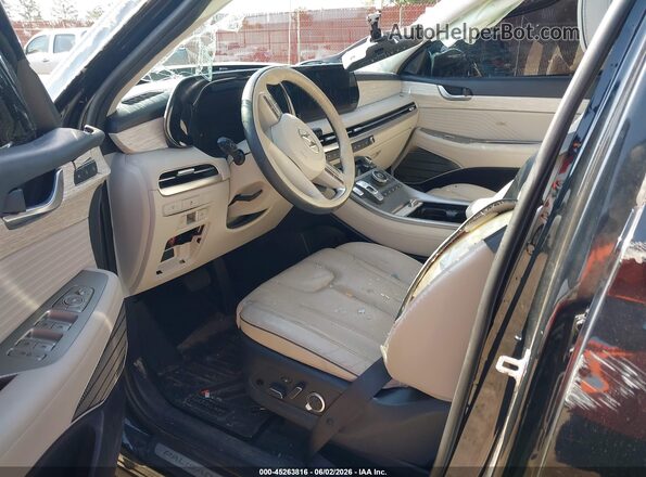 KM8R74GEXPU570260 2023 HYUNDAI PALISADE Black Front interior view