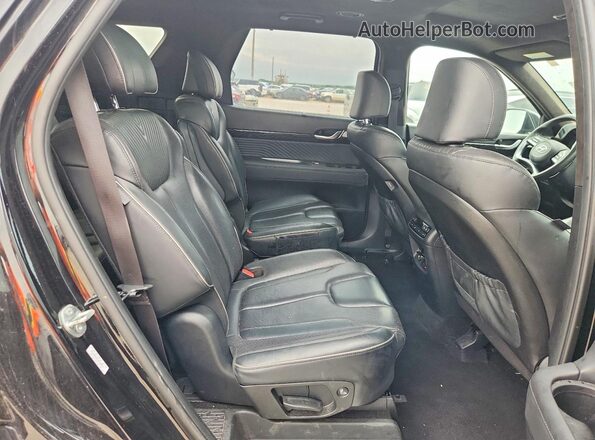 KM8R74GEXPU595790 2023 HYUNDAI PALISADE Black Rear interior view