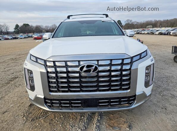 KM8R74GEXRU769540 2024 HYUNDAI PALISADE White Դիմացի տեսք