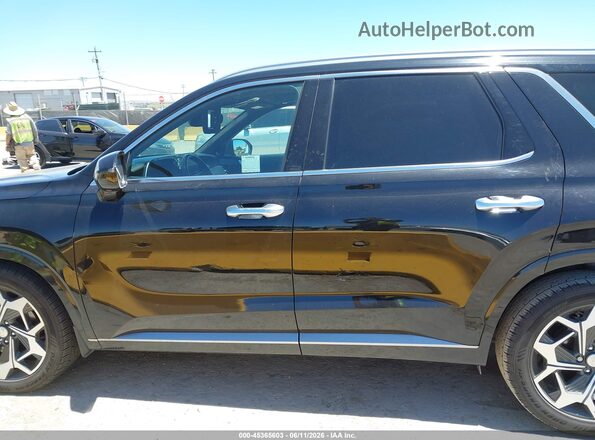 KM8R74HE0MU333075 2021 HYUNDAI PALISADE Black Սալոնի 360 աստիճան տեսք