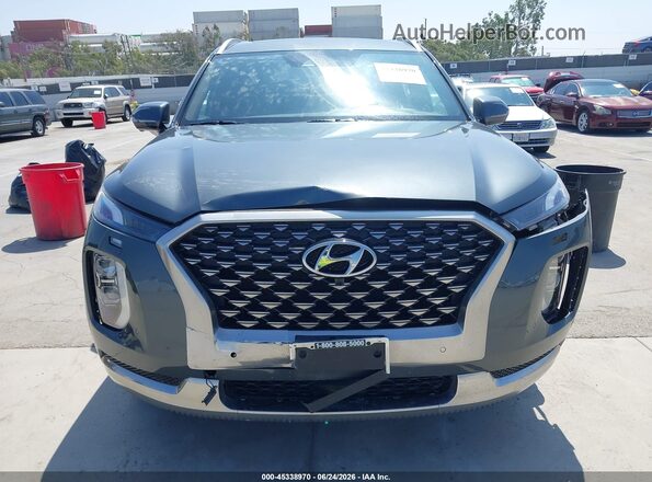 KM8R74HE0NU409654 2022 HYUNDAI PALISADE Gray Vista del cuadro de instrumentos