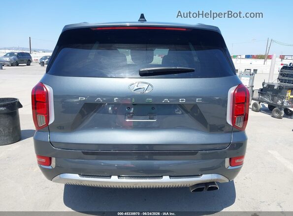 KM8R74HE0NU409654 2022 HYUNDAI PALISADE Gray 