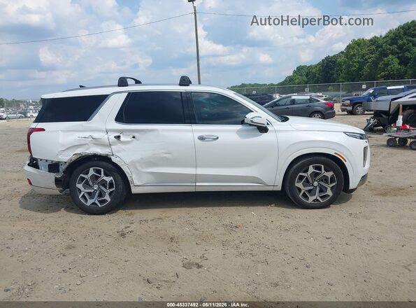 KM8R74HE2NU474232 2022 HYUNDAI PALISADE White Вид задньої частини салону