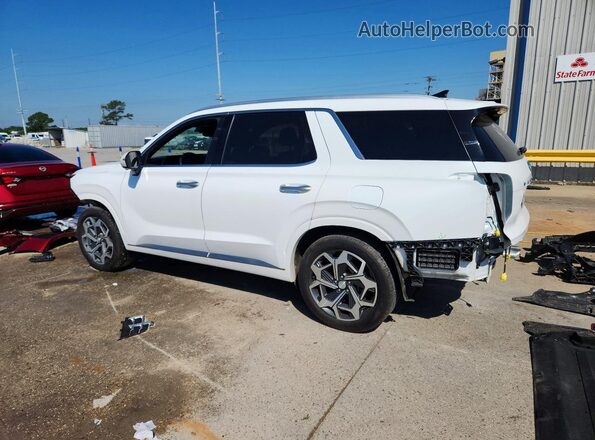 KM8R74HE2NU487675 2022 HYUNDAI PALISADE White Trasero izquierdo