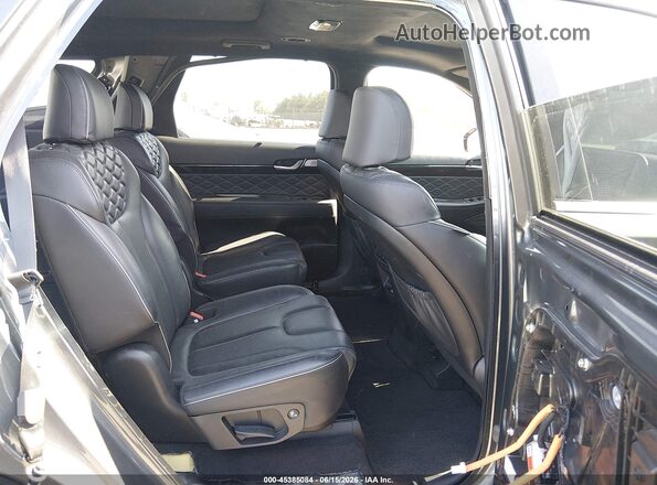 KM8R74HE4MU257098 2021 HYUNDAI PALISADE Gray Vista de la etiqueta del VIN