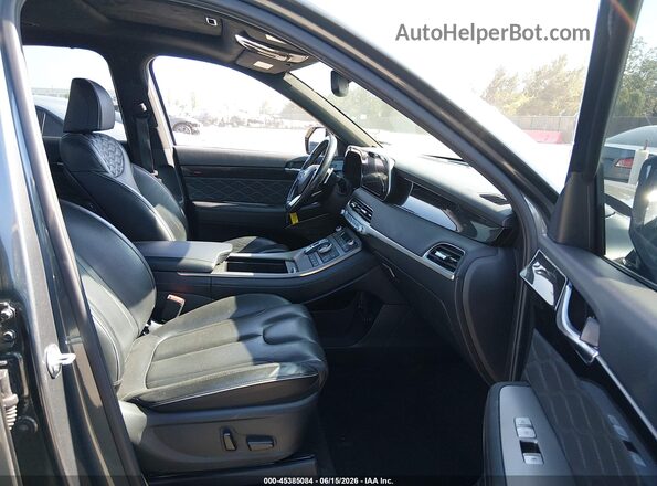 KM8R74HE4MU257098 2021 HYUNDAI PALISADE Gray Vista interior delantera