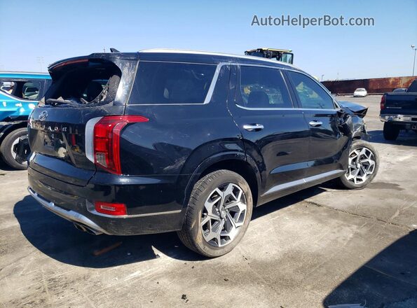 KM8R74HE4NU357851 2022 HYUNDAI PALISADE Black Հետևի աջ