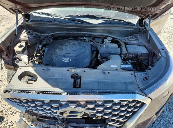KM8R74HE8NU355391 2022 HYUNDAI PALISADE Burgundy Vista interior trasera