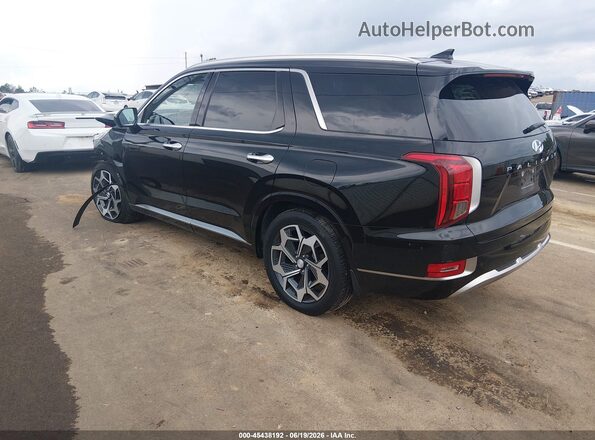KM8R74HEXNU353092 2022 HYUNDAI PALISADE Black Задня ліва чверть