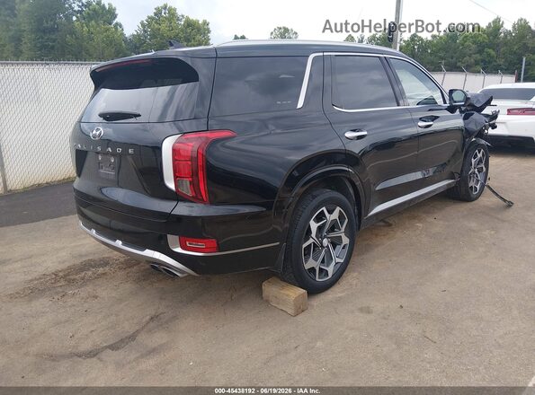 KM8R74HEXNU353092 2022 HYUNDAI PALISADE Black Задня права чверть