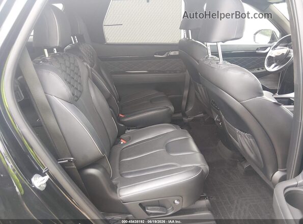 KM8R74HEXNU353092 2022 HYUNDAI PALISADE Black Вид наклейки з VIN-кодом