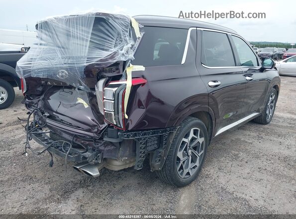 KM8R74HEXNU454522 2022 HYUNDAI PALISADE Brown Rear right