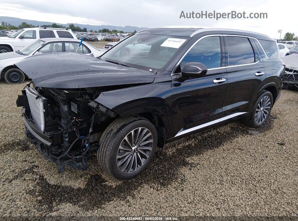 KM8R7DGE3PU525046 2023 HYUNDAI PALISADE Black Передня ліва чверть