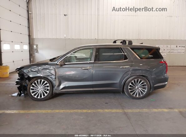 KM8R7DGE3PU592245 2023 HYUNDAI PALISADE Gray Widok wnętrza 360 stopni