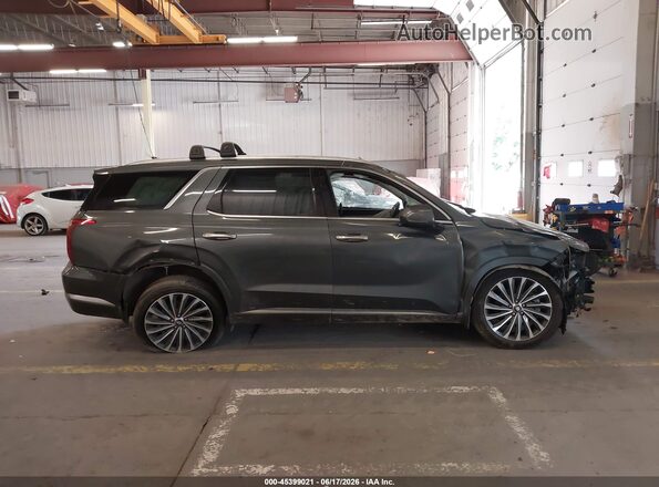 KM8R7DGE3PU592245 2023 HYUNDAI PALISADE Gray Widok wnętrza z tyłu