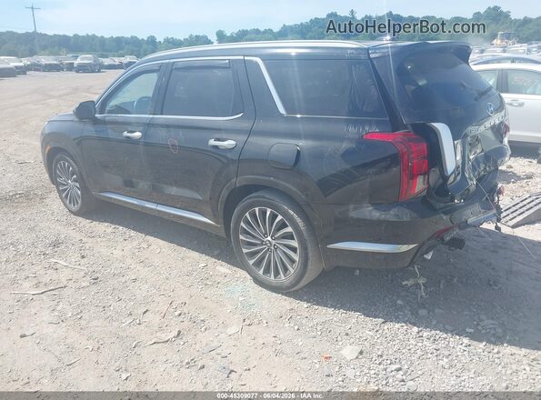 KM8R7DGE4PU582467 2023 HYUNDAI PALISADE Black უკანა მარცხენა