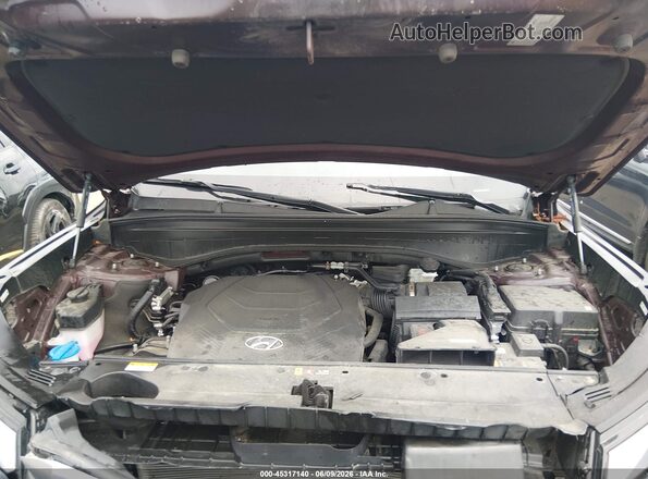KM8R7DGE5RU692415 2024 HYUNDAI PALISADE Maroon Вид ззаду