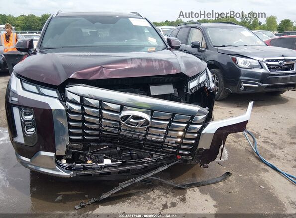 KM8R7DGE5RU692415 2024 HYUNDAI PALISADE Maroon Вид щитка приладів