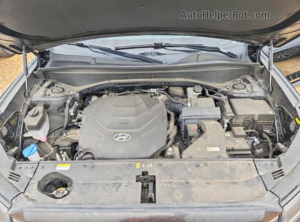 KM8R7DGE6RU714986 2024 HYUNDAI PALISADE Black Вид підкапотного простору