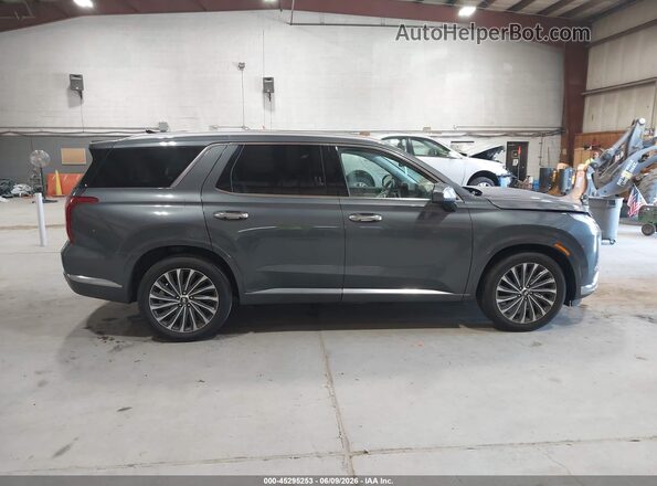 KM8R7DGE7RU647461 2024 HYUNDAI PALISADE Gray Rear interior view
