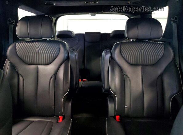 KM8R7DGE9PU596087 2023 HYUNDAI PALISADE Green Rear seats view