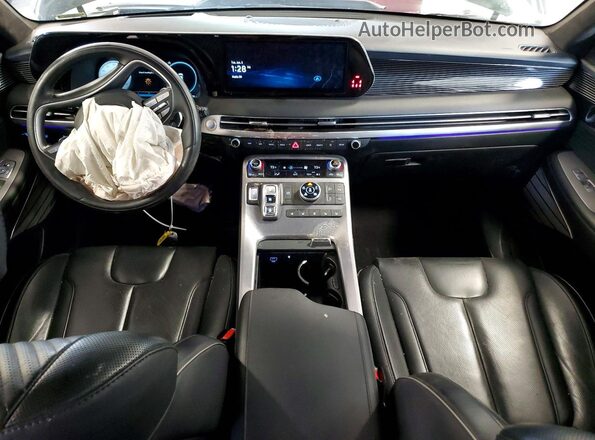 KM8R7DGE9PU596087 2023 HYUNDAI PALISADE Green Dashboard view