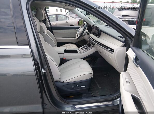 KM8R7DGEXPU636970 2023 HYUNDAI PALISADE Gray Front interior view