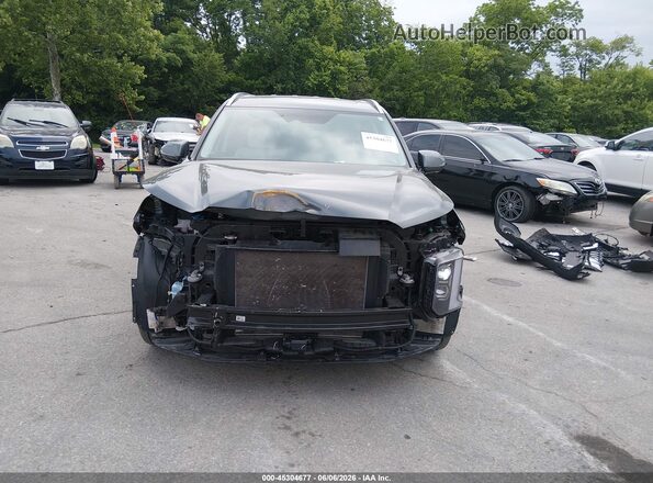 KM8R7DGEXPU636970 2023 HYUNDAI PALISADE Gray Rear interior view