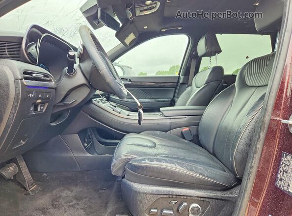 KM8R7DGEXRU713419 2024 HYUNDAI PALISADE Purple წინა სალონის ხედი