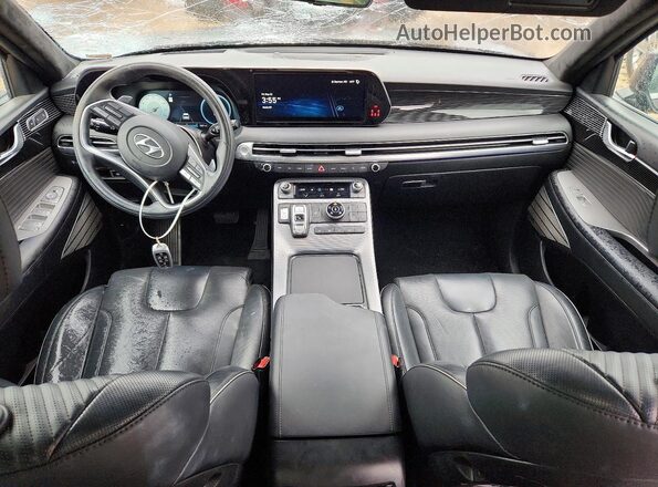 KM8R7DGEXRU713419 2024 HYUNDAI PALISADE Purple წინა პანელის ხედი