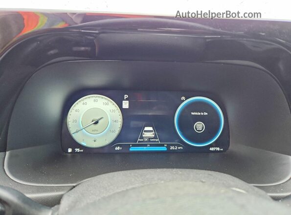 KM8R7DGEXRU713419 2024 HYUNDAI PALISADE Purple ხელსაწყოთა პანელის ხედი
