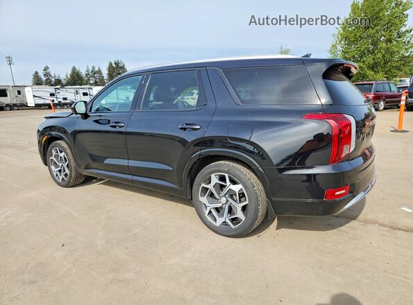 KM8R7DHE0NU458563 2022 HYUNDAI PALISADE Black Задня ліва чверть