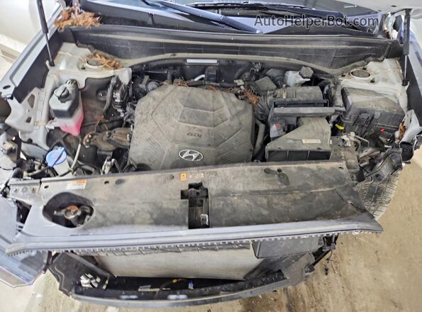 KM8R7DHE1NU435275 2022 HYUNDAI PALISADE White Engine compartment view