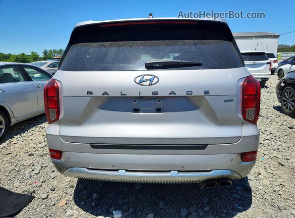 KM8R7DHE2MU315290 2021 HYUNDAI PALISADE Silver Вид ззаду